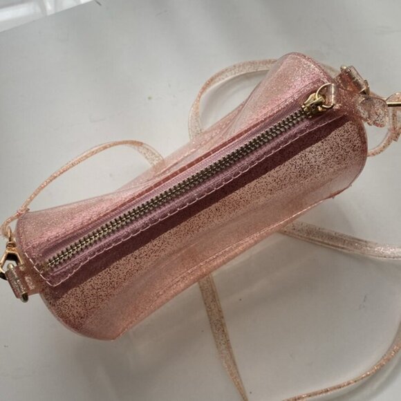 Pink Crossbody Bag with Transparent see through concert bag - Picture 8 of 11